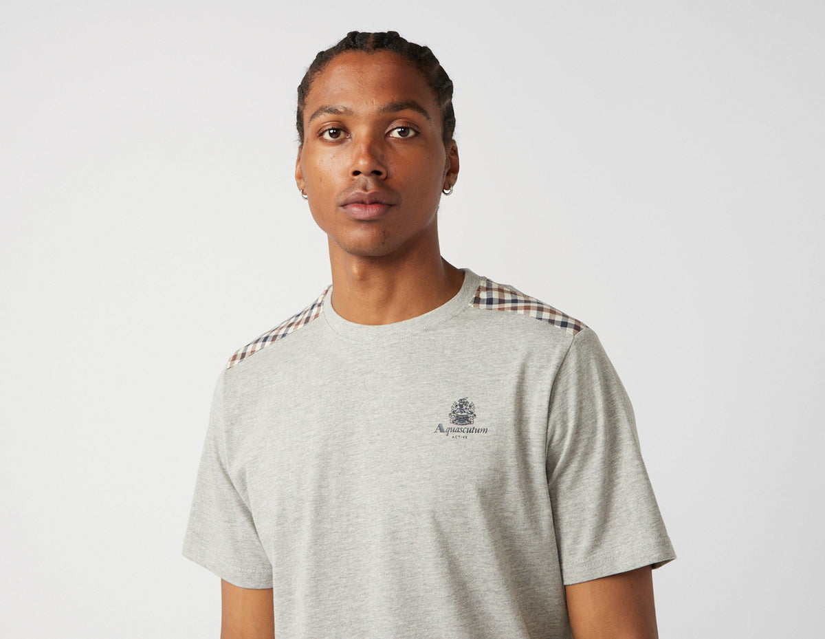 Aquascutum Club Check Detail T-Shirt