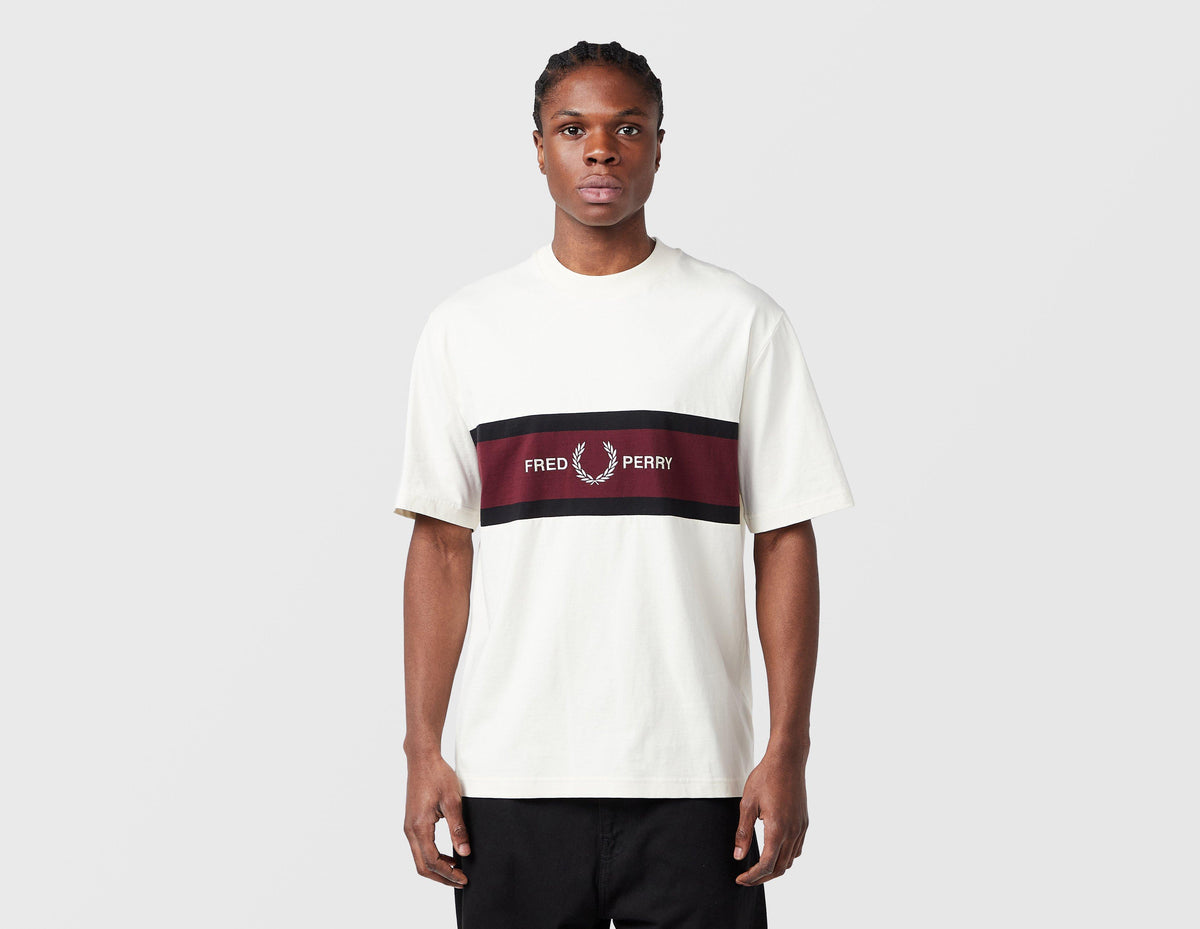 Fred Perry Embroidered Panel T-Shirt
