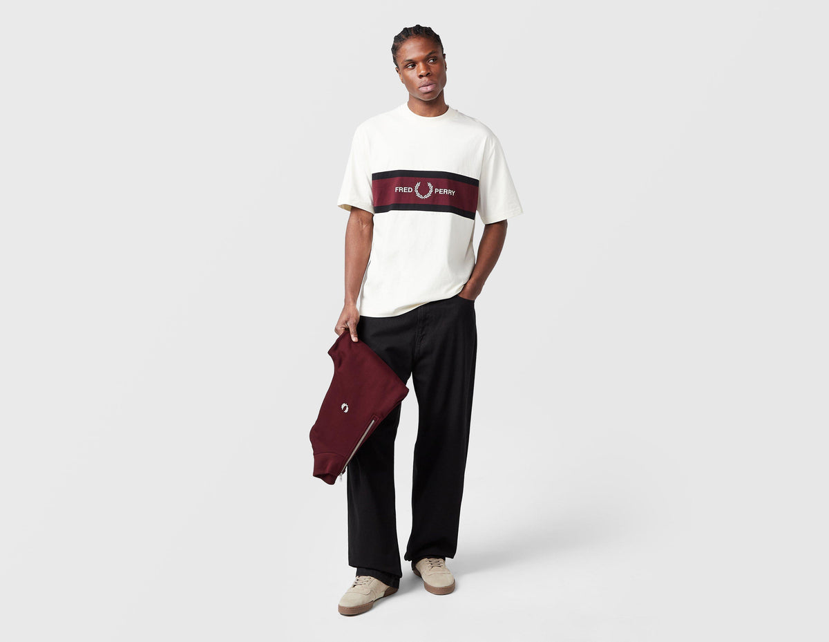 Fred Perry Embroidered Panel T-Shirt