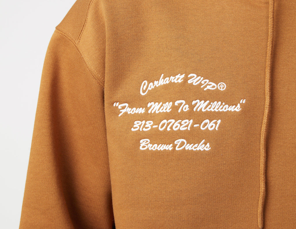 Carhartt WIP Brown Ducks Hoodie