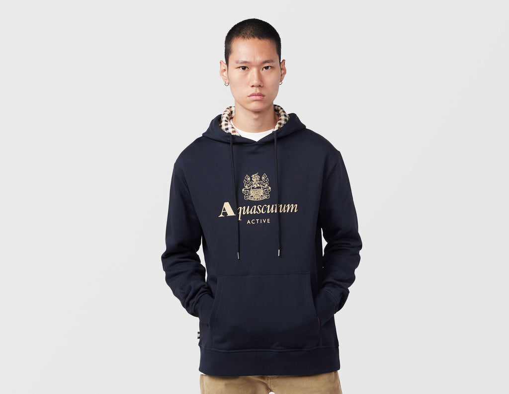Aquascutum Active Big Logo Hoodie