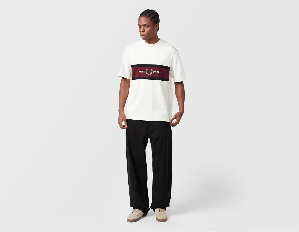 Fred Perry Embroidered Panel T-Shirt