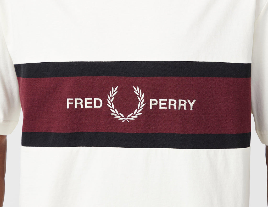 Fred Perry Embroidered Panel T-Shirt
