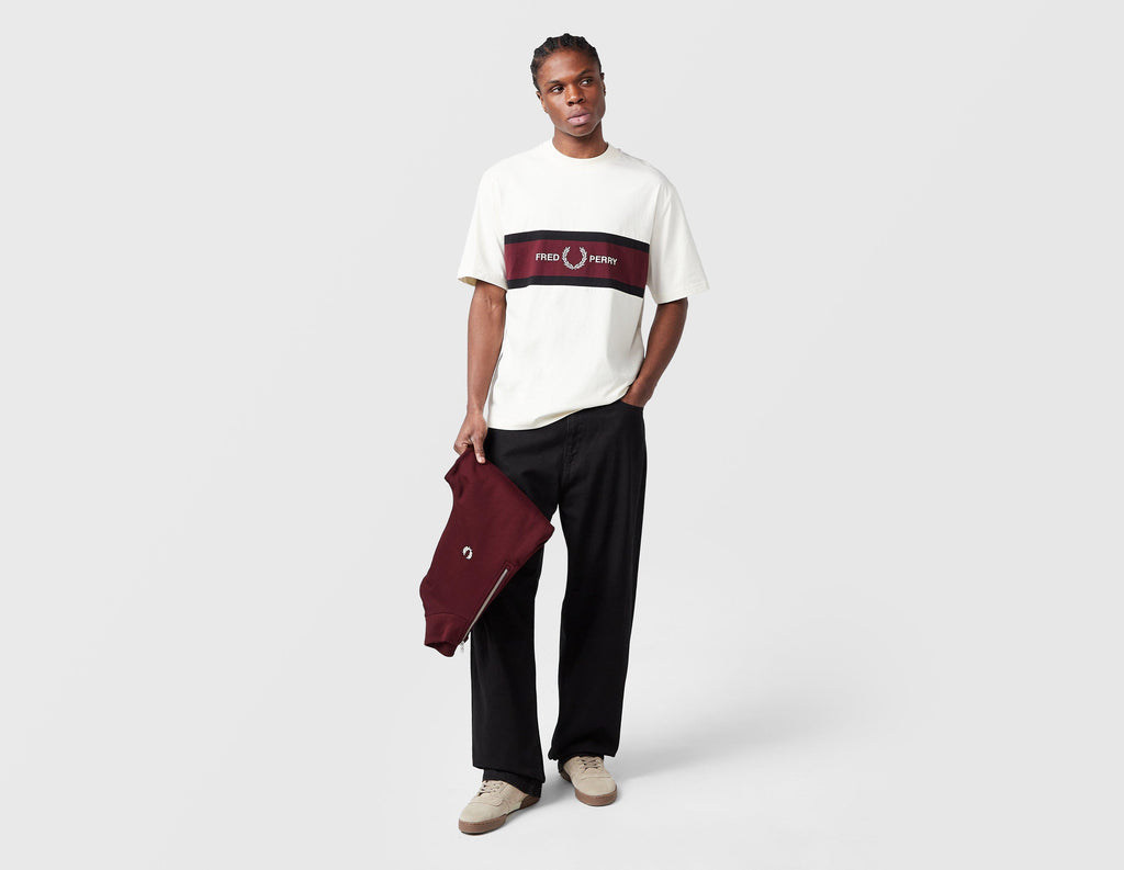 Fred Perry Embroidered Panel T-Shirt