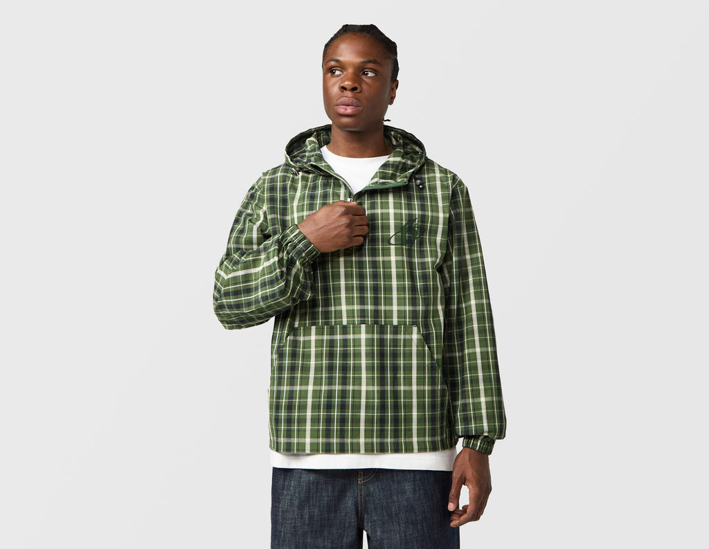 Home Grown Dover 1/4 Zip Check Jacket