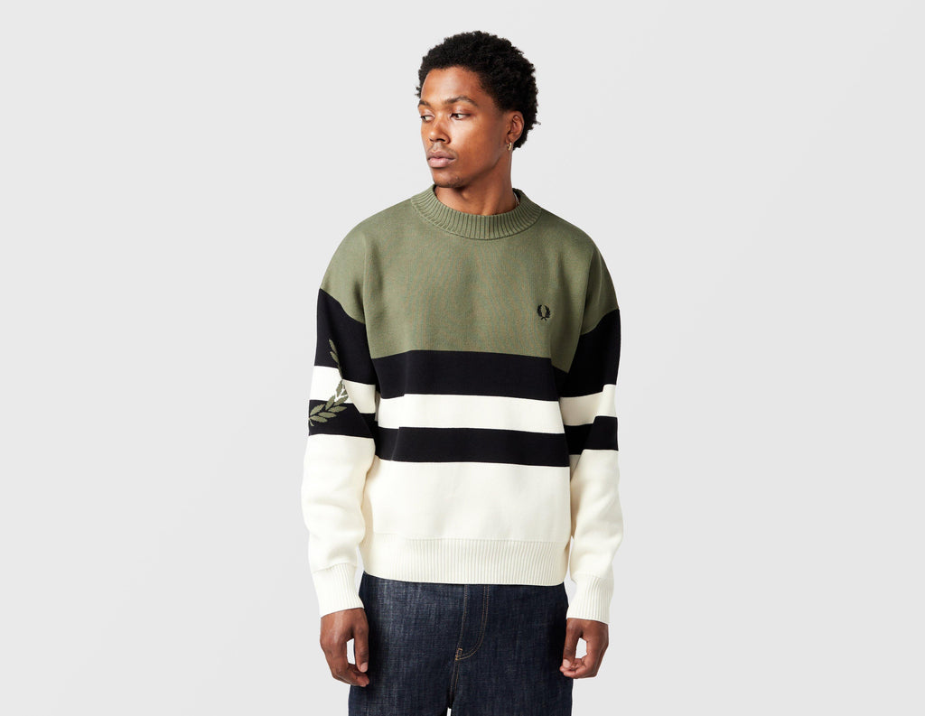Fred Perry Tipped Graphic Jumper
