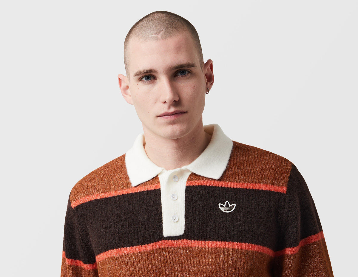adidas Originals Winter Club Stripe Polo Shirt