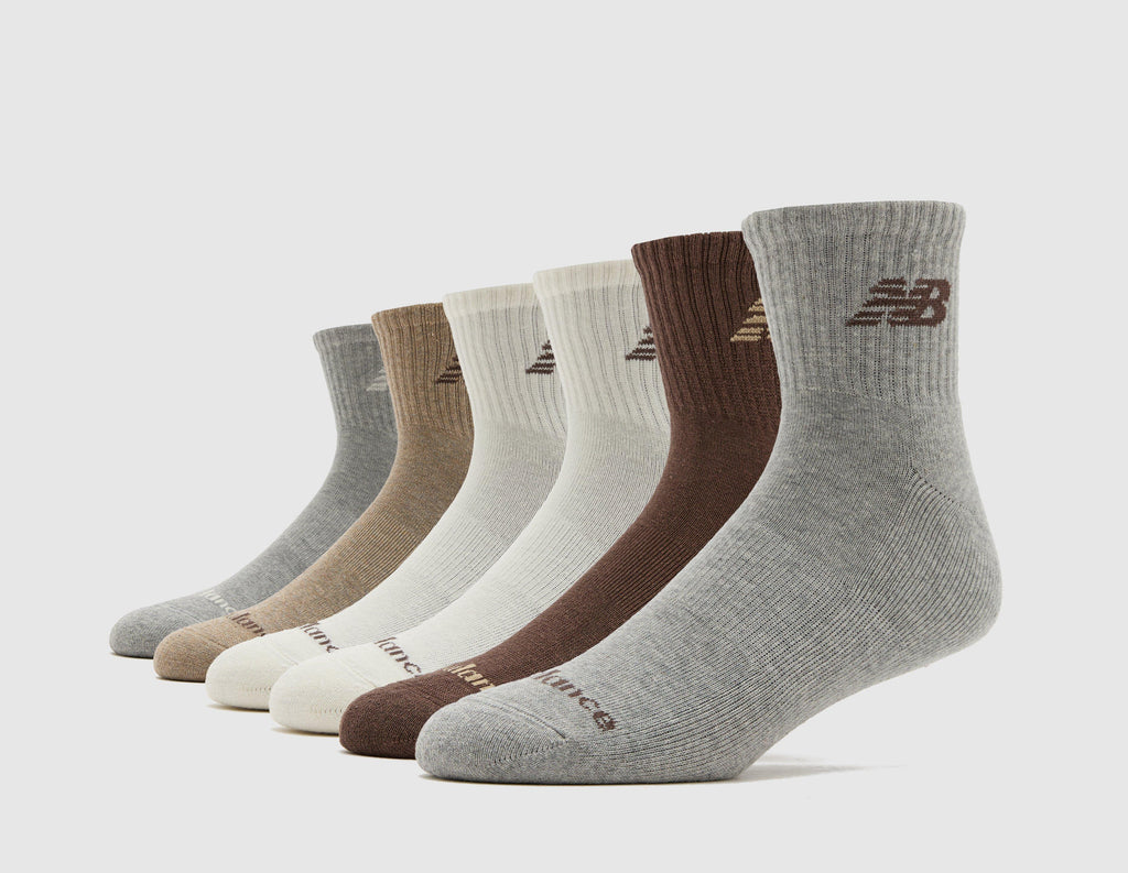 New Balance 6-Pack Everyday Quarter Socks